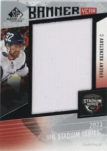 2023-24 Cubierta Superior SP Juego Usado Banner Año #BYSS-EK Evgeny Kuznetsov - Imagen 1 de 2