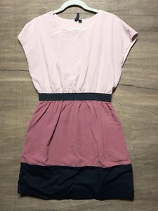 Relativity Kleid Damen Gr. PM Petite Pink Schwarz A-Linie Farbblock Taschen - Bild 1 von 8