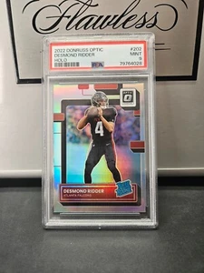2022 Donruss Optic Desmond Ridder Rated Rookie #202 Silver Holo Prizm PSA 9 MINT - Picture 1 of 2