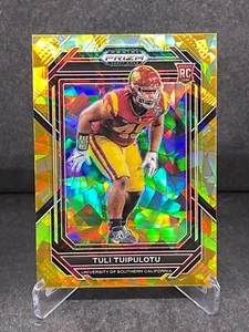 Tuli Tuipulotu 2023 Prizm Draft Picks Gold Ice Prizm RC #171 Chargers - Picture 1 of 2