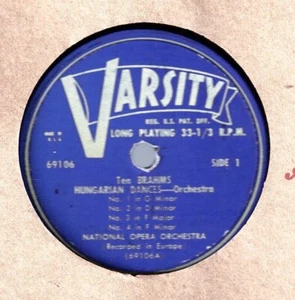 Ten Brahms Hungarian Dances 10” 33RPM- Nat. Opera Assn., Europe VG+ - Picture 1 of 1