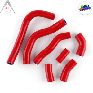 Kit de mangueras refrigerante radiador silicona rojo para HONDA CRF450R CRF 450R 2009-2012 - Imagen 1 de 9