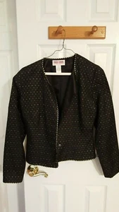 Beautiful vintage Black Maggy London Jacket - Women's Clothing - Picture 1 of 7