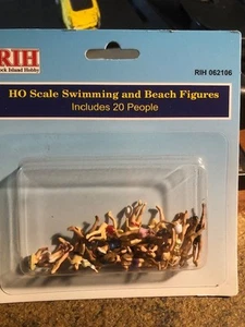 Paquete de 20 figuras de natación y playa Rock Island Hobby escala HO 62106 HH - Imagen 1 de 1