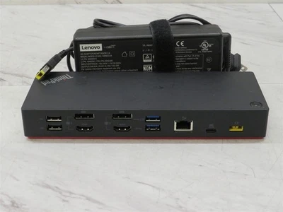 Lenovo ThinkPad híbrido USB-C con base USB-A DUD9011D1 con 135 W CA Foto 1 de 4