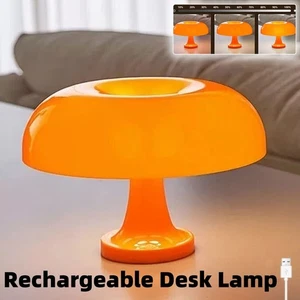 Mushroom Lamp Mushroom Orange Lamp Table Lamp Desk lamp Night Light Home Decor - Picture 1 of 15