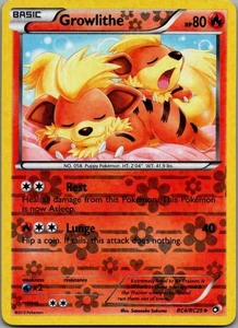 Growlithe Uncommon Legendary Treasures: Radiant Collection RC4/RC25 casi nuevo - Imagen 1 de 2