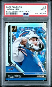 2024 Donruss Josh Allen #6 Best Of Instant Holo /100 PSA 9 - Picture 1 of 2
