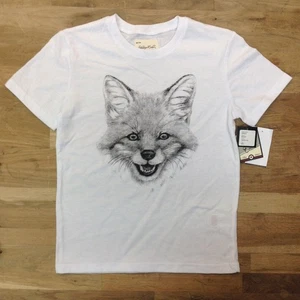 Sovereign Code Boy's Graphic Fox Tee | White | Size 4, - Picture 1 of 2