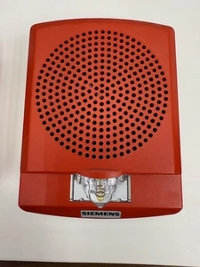 Siemens Fire Alarm Notification Device, Speaker/Strobe, SLSPSWR-F, S54329-F43-A2 - Picture 1 of 16