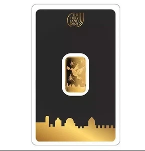 Casa de la Moneda de Tierra Santa 🕊 ORO - Paloma de la Paz en ensayo oro 24k .999   - Imagen 1 de 4