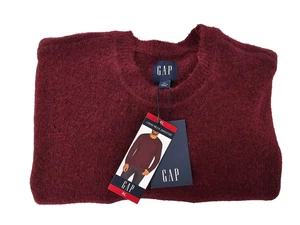 NWT Gap Pullover Sweater Mens X - Large Zinfandel Crewneck Soft Nice New w Tags - Picture 1 of 6