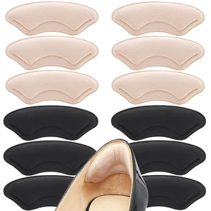 6 Pairs Heel Cushion Liners for Big and Loose Shoes - Protectors for Blisters... - Picture 1 of 7