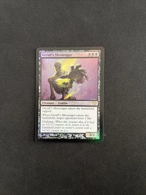 Geralf's Messenger Dark Ascension Foil NM Ships In Top Loader - Image 1 of 2