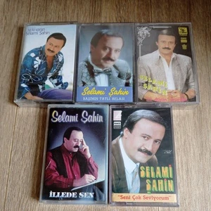Selami Sahin 5x Album Turkish Original Cassettes - Picture 1 of 3