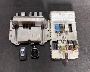 BMW 1 2 3 F20 F22 F30 1.8i B38 ENGINE CONTROL UNIT DME FEM KEY SET - 8674265 - Bild 1 von 13
