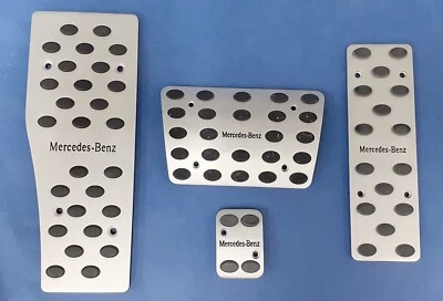 Aluminum Full 4 Pedals Set For 2002-2009 MERCEDES BENZ W211 E-CLASS - Image 1 of 4