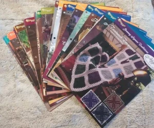 The Needlecraft Shop Afghan Collector's Series 54 Patterns Crochet 3 Hole Punch - Picture 1 of 10
