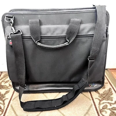 IBM Retro ThinkPad Negro Bolso Mensajero Acolchado 16" Portátil Estuche de Transporte Hombro  Foto 1 de 4