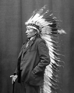 Indianer, Indianer, Alter Westen 8"x 10" Foto 7 - Bild 1 von 2