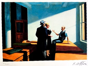 Edward Hopper Lithograph (Norman Rockwell Paul Gauguin Cézanne Édouard Manet ) - Picture 1 of 11
