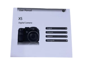 Manual for GE X5 Digital Camera MANUAL ONLY - Picture 1 of 1