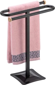 ZCDCP Hand Towel Holder Stand, S-Shape Countertop Towel Stand with Metal Base Fr - Picture 1 of 12