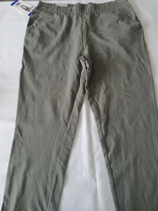 32 Degrees Cool Ladies Soft Twill Cuffed Jogger Size L Olive - Picture 1 of 8