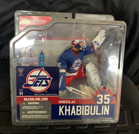 McFarlane 2005 Nikolai Khabibulin Mcfarlane NHL Series 11 Winnipeg Jets Cover