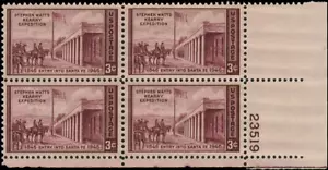 Scott # 944 - US Plate Block Of 4 - Kearney Expedition - 3 c - MNH - 1946 - Picture 1 of 1