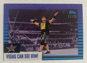 2021 Topps On Demand WWE - Summer Of Cena VEGAS CAN SEE HIM! 12/25 Purple - Picture 1 of 2