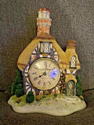 Father Time Clock1991 The Manor House Handmade And Hand painted in England - Image 1 of 4