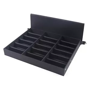 18-Slot Sunglass Eyeglass Storage Box Glasses Display Case Organizer Collector - Picture 1 of 11