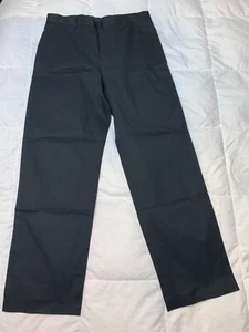 Authentische Banana Republic Gavin schwarze Anzughose Chino für Herren Satin Größe 34 x 32! - Bild 1 von 6