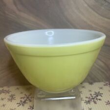 Pyrex Bowl 1 1/2 Pint Mixing Bowl Yellow 401 About 6”