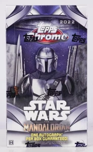 Star Wars The Mandalorian Chrome Beskar Edition Hobby Box (Topps 2022) - Picture 1 of 5