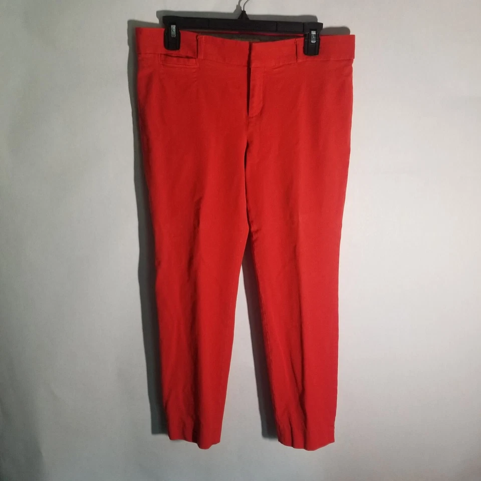 Banana Republic Sloan Fit Dress Pants Womens Size 10 Red Business  - Image 1 of 4