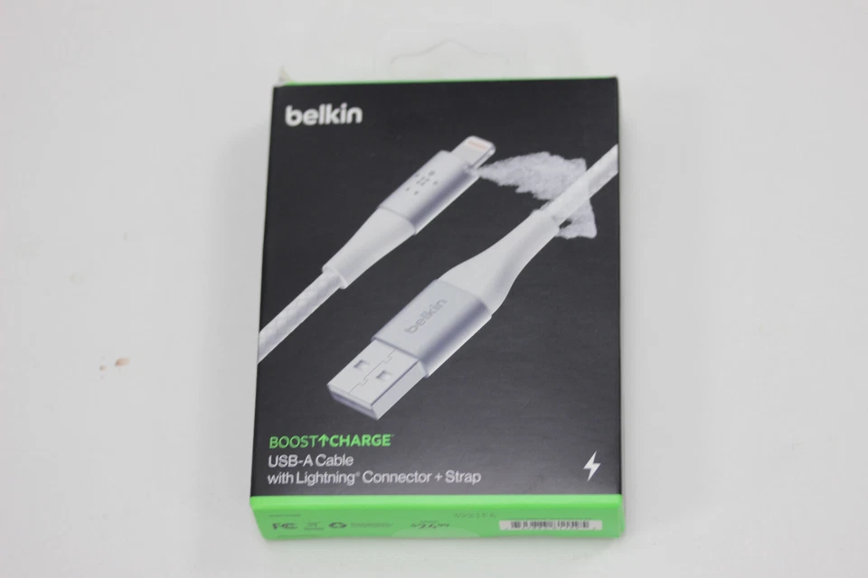 X27 Belkin BOOST Charging Braided Lightning Cable 6FT for iPhone 11/12/13/14/15 - Image 1 of 1