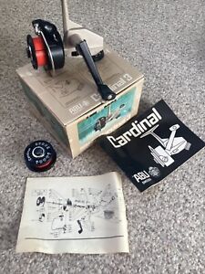 Nice Boxed Abu CARDINAL #3 Sweden Trout Spin Reel/Spare Spool org. Paperwork etc