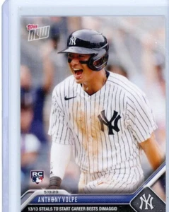 Tarjeta Anthony Volpe - 2023 MLB TOPPS NOW 283 RC New York Yankees b - Imagen 1 de 6