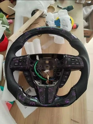 Mazda CX7 Sport Lenkrad, Forged Carbon Lenkrad / Neu beledert + Carbon - Bild 1 von 2