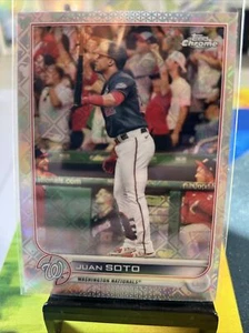 2022 Topps Chrome JUAN SOTO LogoFractor SP REFRACTOR Card #36! - Picture 1 of 2