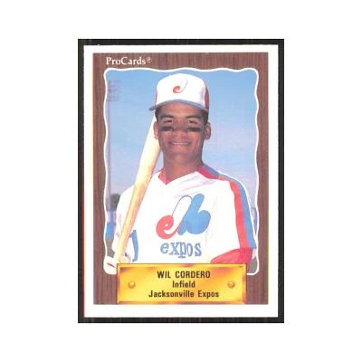 1990 ProCards Wil Cordero Jacksonville Expos #1381 - Image 1 of 3