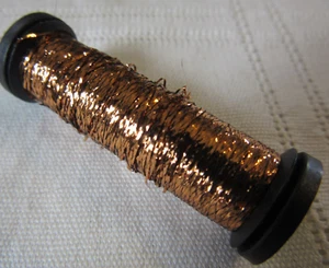 5 Kreinik Metallics Blending Filament #021HL COPPER HI-LUSTRE Thread 100M ea lot - Picture 1 of 5