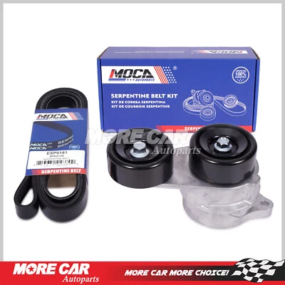 Serpentine Belt Tensioner Assembly for Honda Accord Ridgeline Odyssey Acura MDX - Image 1 of 4