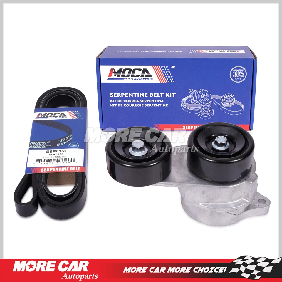 Serpentine Belt Tensioner Assembly for Honda Accord Ridgeline Odyssey Acura MDX - Image 1 of 4