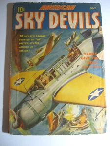 American Sky Devils Aviation Pulp Comic Vol 1 #1 July 1942 - Picture 1 of 3