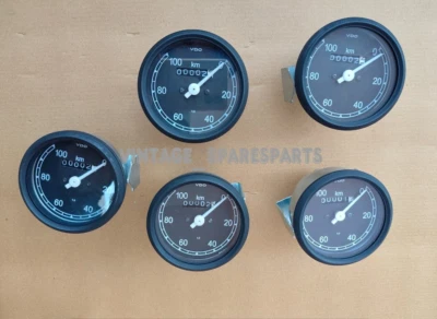 5x passend für Zündapp KS750 BMW R75 Oldtimer Fahrräder Tacho Tacho 100 Km - Bild 1 von 4