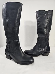 FRYE Excellent condition Women’s Carson Piping Tall- Size 9.5 B M Black Riding - Picture 1 of 11