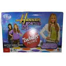 Hannah Montana "Twister- Moves" Game Disney Milton Bradly Games 2008 Duel CD 1-2